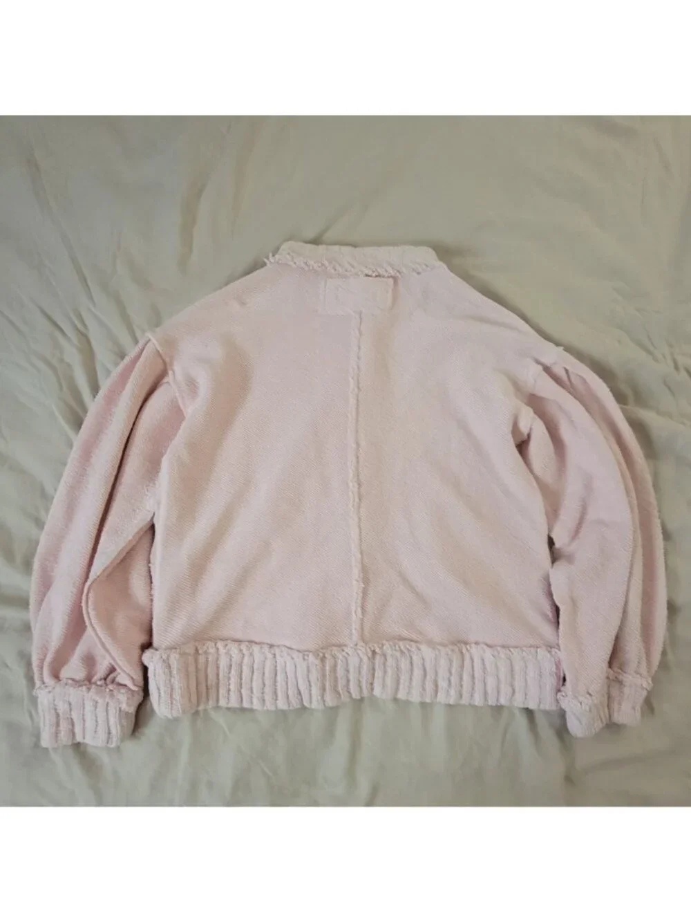 Free People We The Free Cute In This Cardi Soft Pink Boho Indie Grunge Womens XS